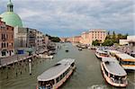 View to the Grand Canal in Venice, Italy