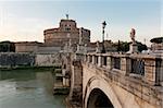Angel's Bridge and Angel's Castle in Rome