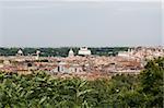 Beautiful panoramic view at Rome, Italy