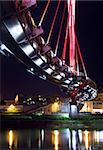 bridge at night in Taipei