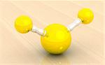 3D Molecule of water