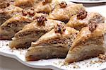 Close up of special Baklava preparation with 80 layer