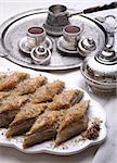 Ramadan dessert: Baklava and turkish coffee