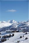 Chalet, mont Whistler, Whistler, Colombie-Britannique, Canada