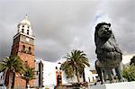 Spain, Canary islands, Lanzarote, Nuestra senora de guadalupe church
