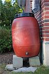 Rain barrel for rainwater harvesting