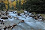 Mountain Stream, Preda, Bergun, Albula Pass, Canton of Graubunden, Switzerland