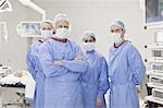 Team of doctors in operating room