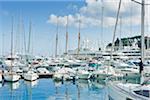 Le port Hercule, La quartier de la Condamine, Monaco, Côte d'Azur