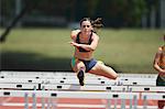 Runner In Hurdling Race