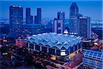 Suntec City at Night, Marina Centre, Singapore