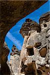 Rock Formation habitations, Pasabagi, Cappadoce, Turquie