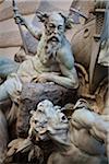 Detail of Statues, Hofburg Palace, Vienna, Austria