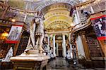 Interior of Austrian National Library, Hofburg Palace, Vienna, Austria