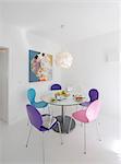 Modern bright dining room