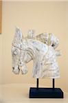 Sculpture of a horses head