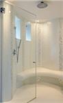 Douche lumineuse moderne