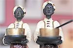 Two Blackamoor figurines