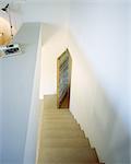 Stairs and door in a house