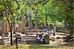 Ecole du dimanche bouddhiste à Magul Maha Viharaya, Lahugala, Sri Lanka