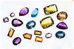 Close-Up of Gemstones