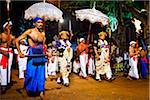 Offizielle Tempel-Wächter, Esala Kandy Perehera Festival, Kandy, Sri Lanka