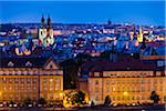 Night Skyline, Prague, Czech Republic