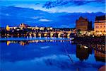 Prague Castle at Dusk, Prague, Czech Republic