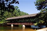 2000ER JAHRE STONE MOUNTAIN PARK ÜBERDACHTE BRÜCKE ZOG AUS ATHENS, GEORGIA USA