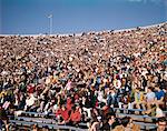 1970s STADIUM CROWD YOUNG TEEN FACES AT UNIVERSITY OF MICHIGAN STADIUM ANN ARBOR EVENT