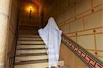 Ghost flottant dans un escalier orné