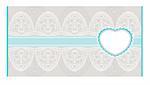 abstract vector lacy envelope with heart