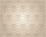 abstract seamless damask background wallpaper vector illustration