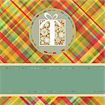 Christmas tartan background. EPS 8 vector file included