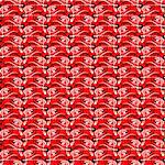 Ornamental red pattern. Seamless background.