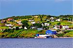 Quaint seaside fishing village in Newfoundland Canada