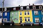 Colorful houses in St. John's, Newfoundland, Canada