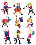 Cartoon Heavy Metal rock music band