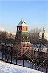 Moscow Kremlin's cathedrals-Ivan the Great Bell Tower and Archangel's Cathedral