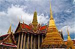 Magnificent Golden Stupa in Wat Phra Kaeo, Grand Palace (Bangkok)