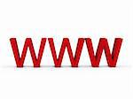 3d www red internet web online domain