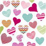 hearts valentine's icons