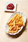 french fries on a typical plate