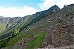 The picture of the Machu Picchu place of interest, Peru