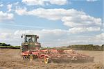 Tractor Preparing Soil