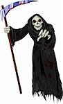 Halloween horrible Grim Reaper