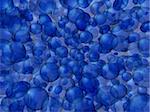 Illustration of lots of blue bubbles