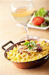 bavarian spaetzle noodles with cheese