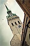 An image of the "Alte Peter" church in Munich Germany