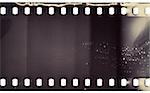 Blank grained film strip texture
